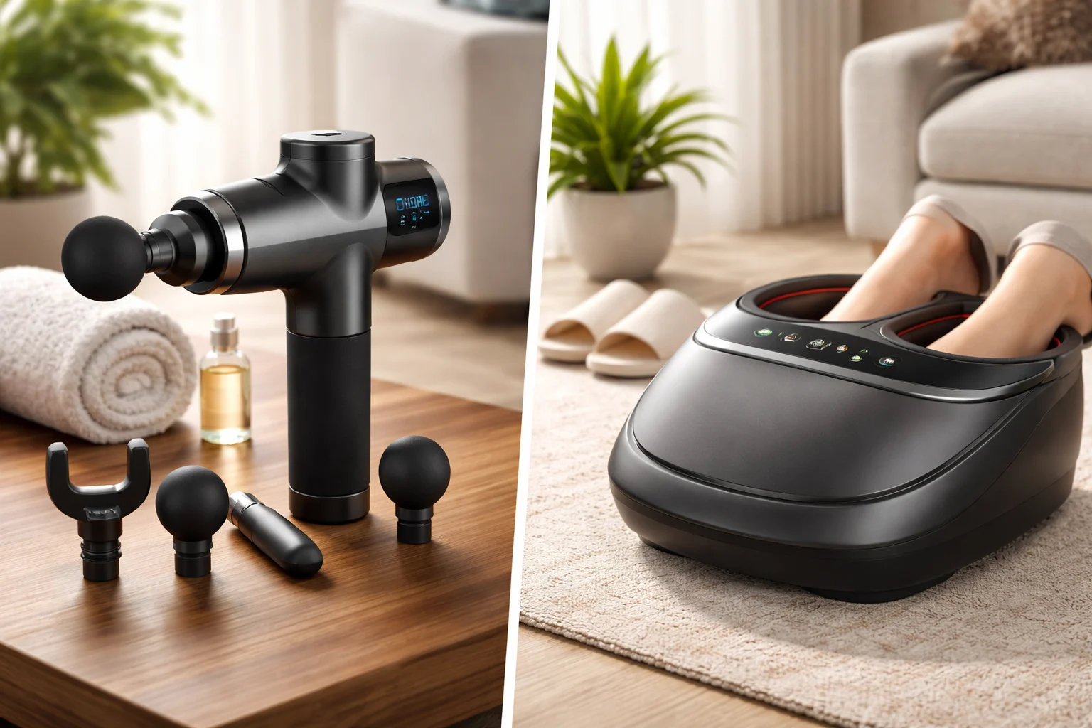 When Does a Massage Gun Make More Sense Than a Foot Massager